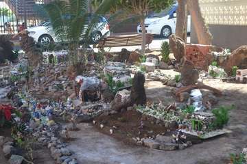 El belén del Patronato La Sal adentra a La Garita en la Navidad (Foto TA)